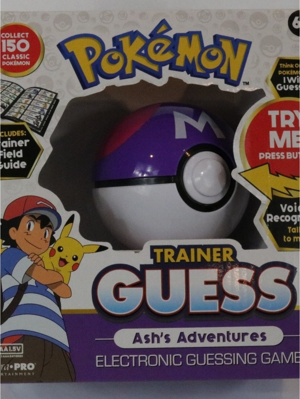 Ultra Pro Pokemon Trainer Guess Ash's Adventures Pokeball New, Sealed!